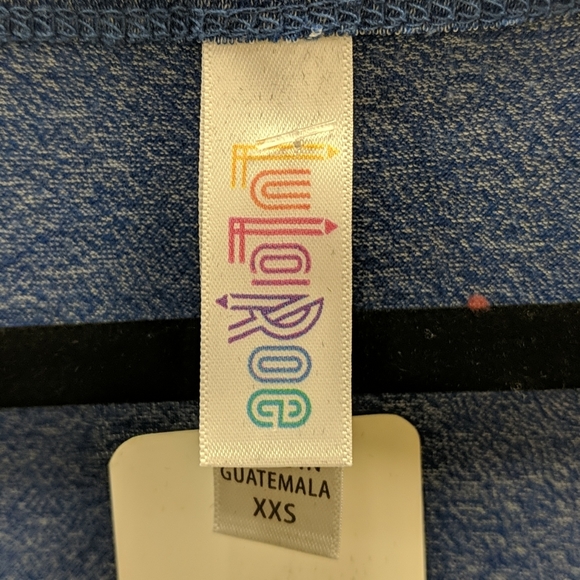 Blue Short Sleeve Swing Top - Picture 4 of 4